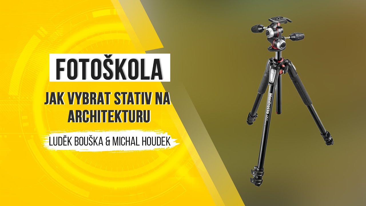 Fotoškola - jak vybrat stativ na focení architektury