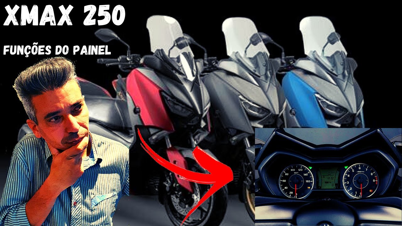 Como ajustar o Painel da Yamaha XMAX 250