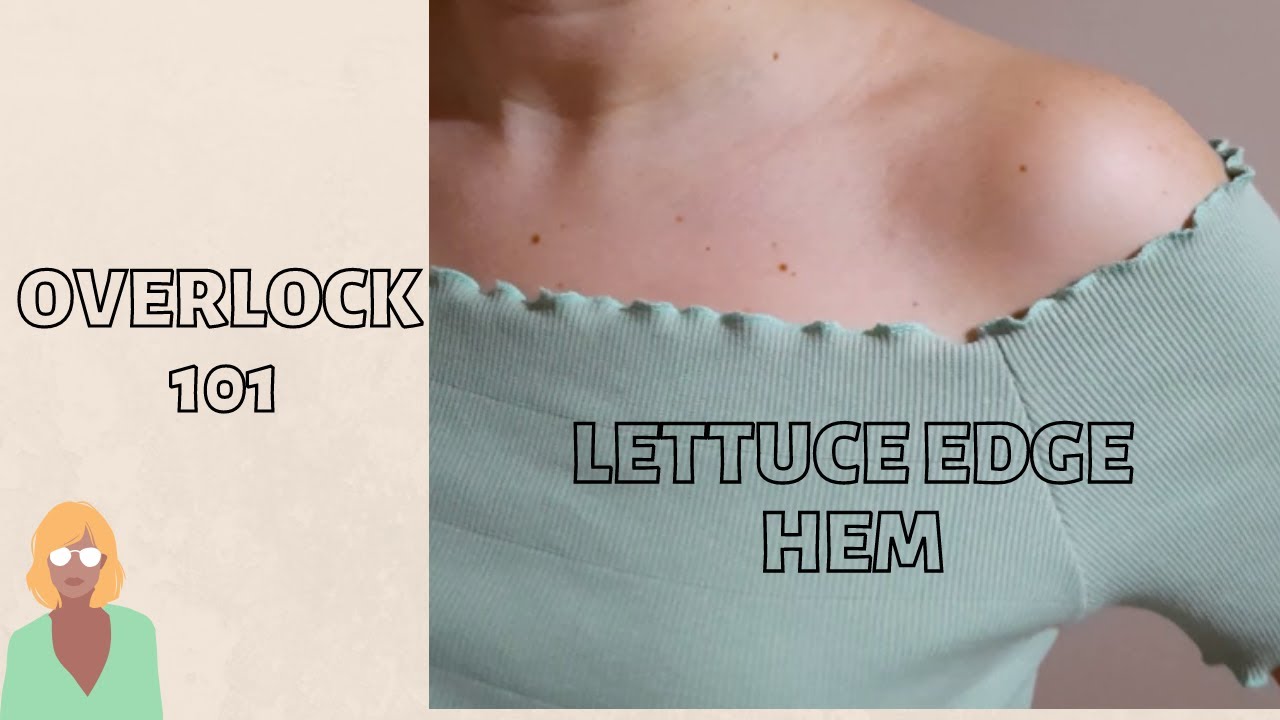 OVERLOK MAKİNESİNDE KIVRIK BASTIRMA DİKİŞİ (LETTUCE HEM EDGE) NASIL YAPILIR? KIYAFET KLONLAMA