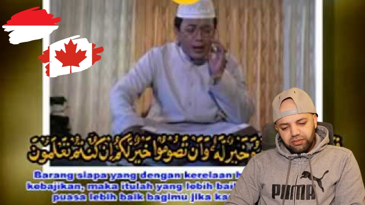 Qiroah KH Muammar ZA Al Baqarah 183 186 Reaction | Indonesia Reaction | MR Halal Reacts