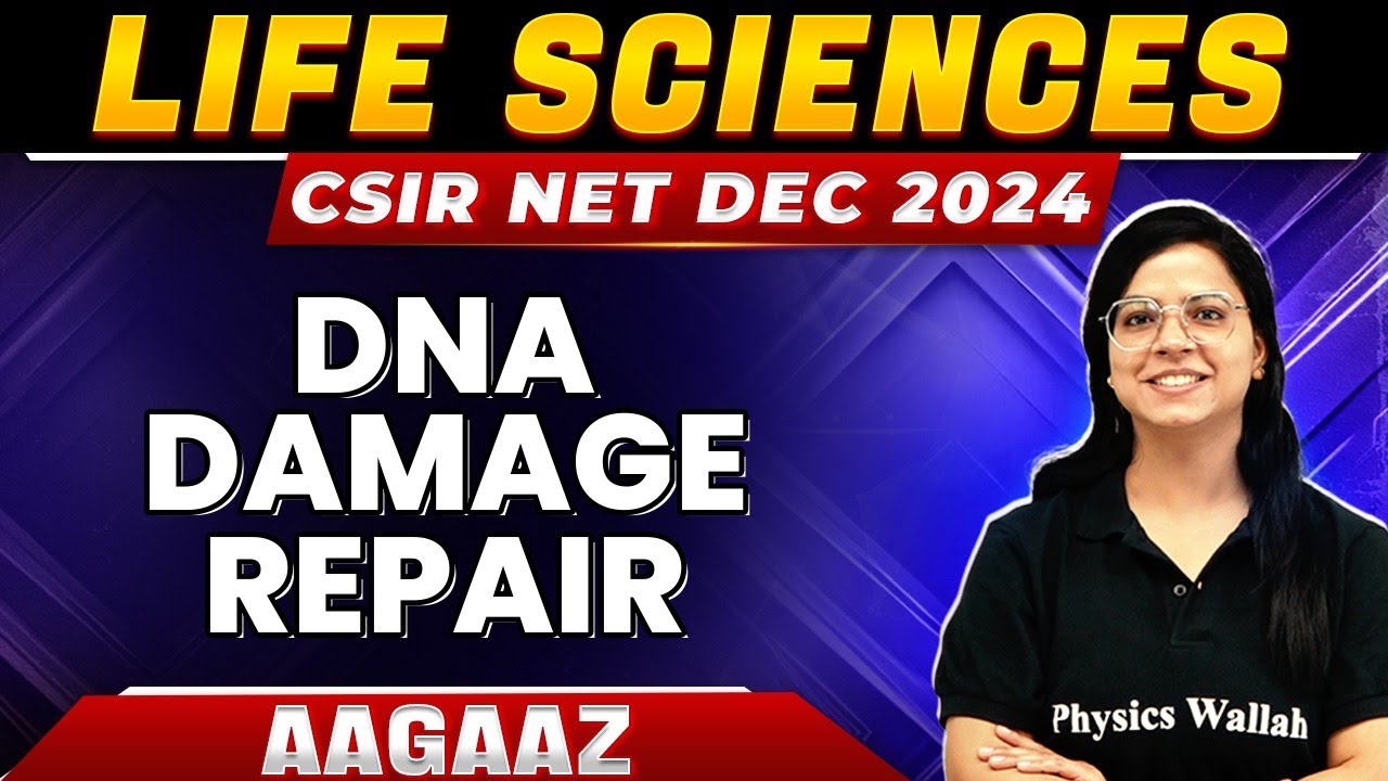 CSIR NET 2024: DNA Damage Repair - Molecular Biology for CSIR NET | CSIR NET Life science