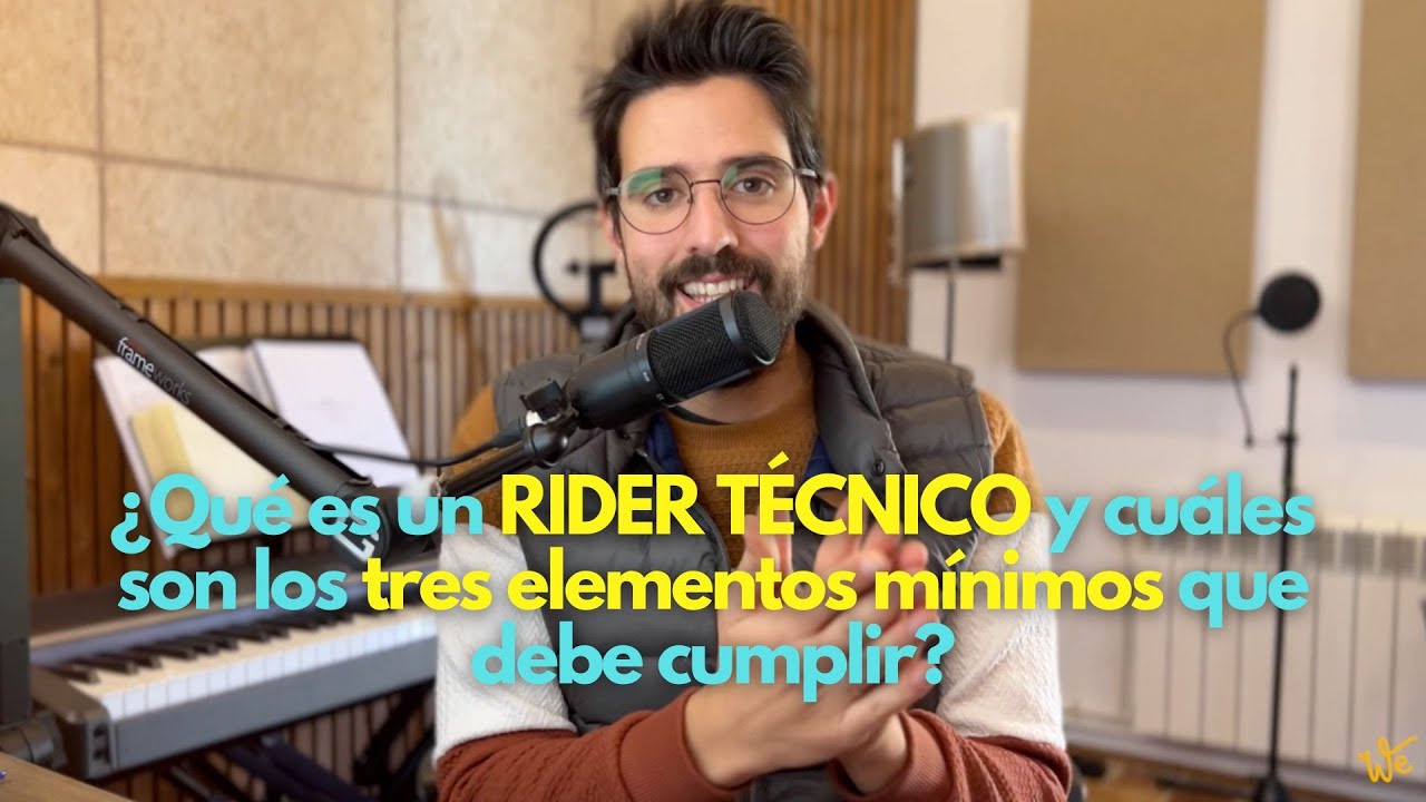 ✨ ¿Qué es un RIDER TÉCNICO y cuáles son los tres elementos mínimos que debe cumplir?