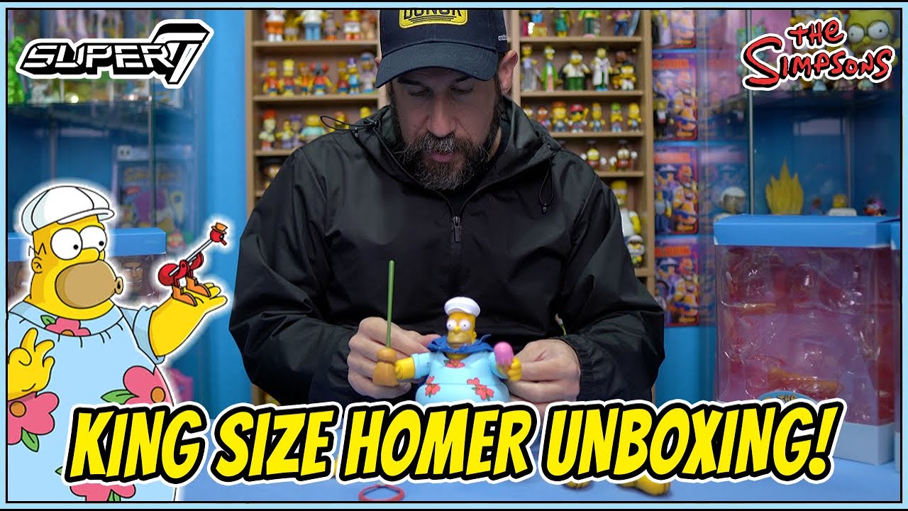 The Simpsons King Size Homer UNBOXING from Super 7 Wave 4 Ultimates!