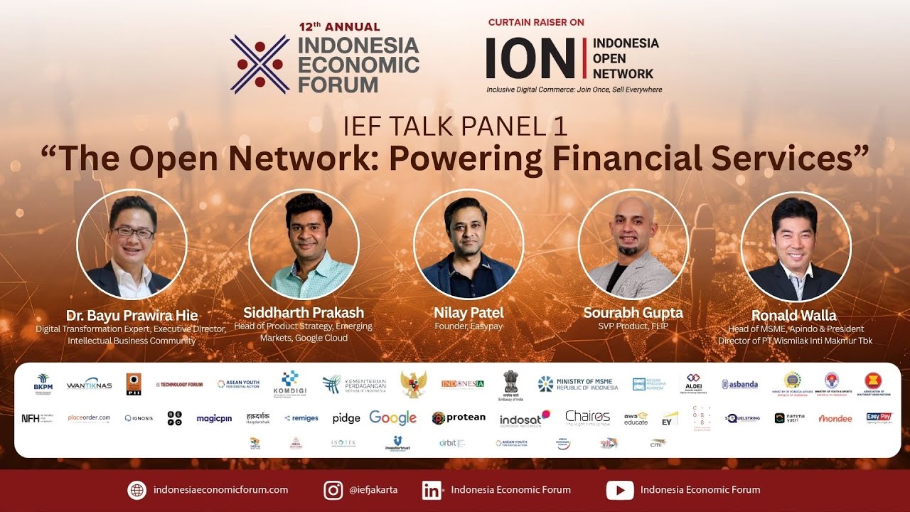 [LIVE] IEF Talks Panel 1 | The Open Network: Powering Financial Services | 12th Annual IEF 2026