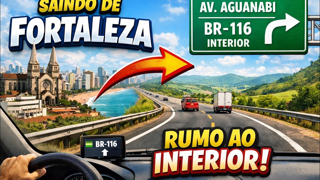 Saindo de Fortaleza  na Br  ao vivo!