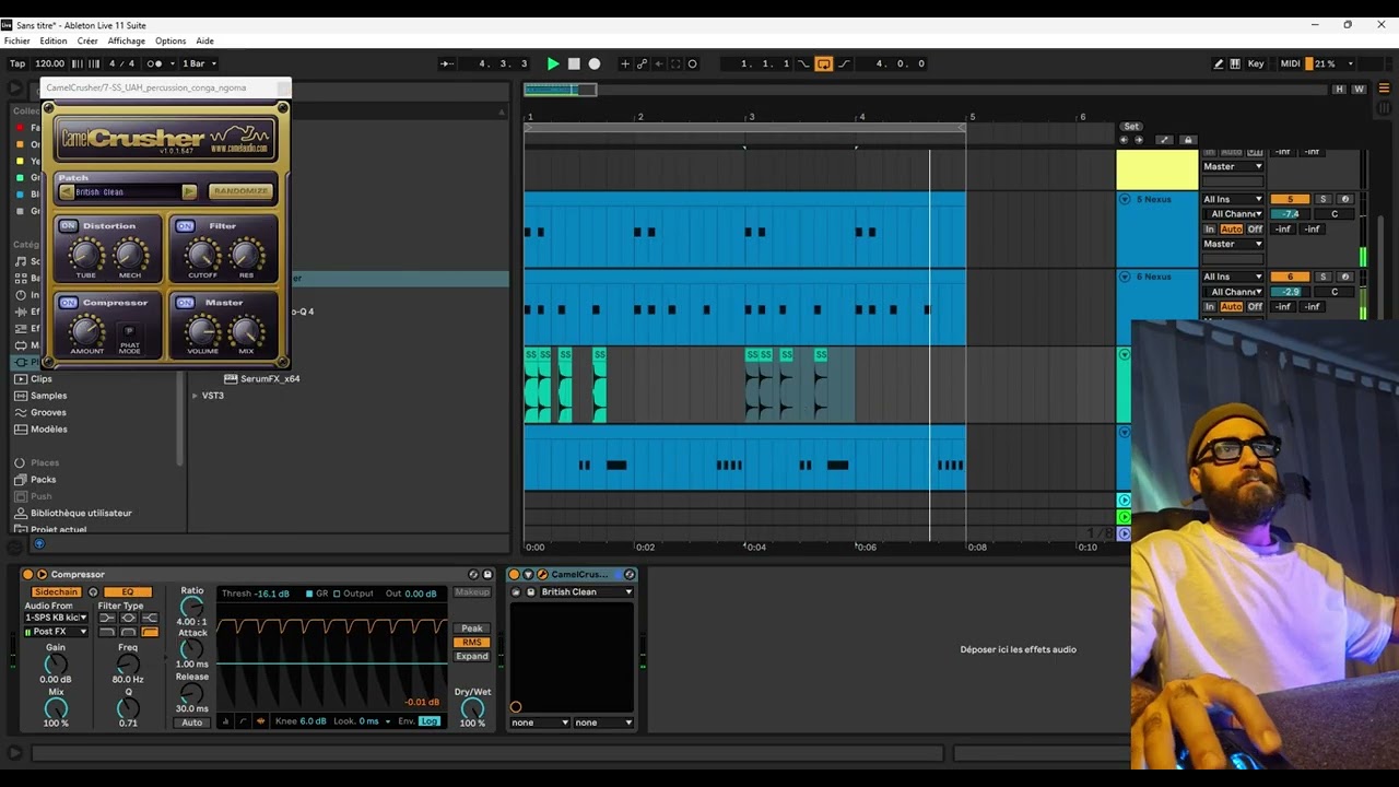 afrotech session on Ableton by @djBasslo-k1m