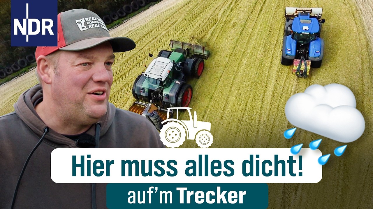 Maisernte 2025: Die Luft muss raus mit Reifen-Kraft | Auf'm Trecker mit Thomas | Folge 57 | NDR