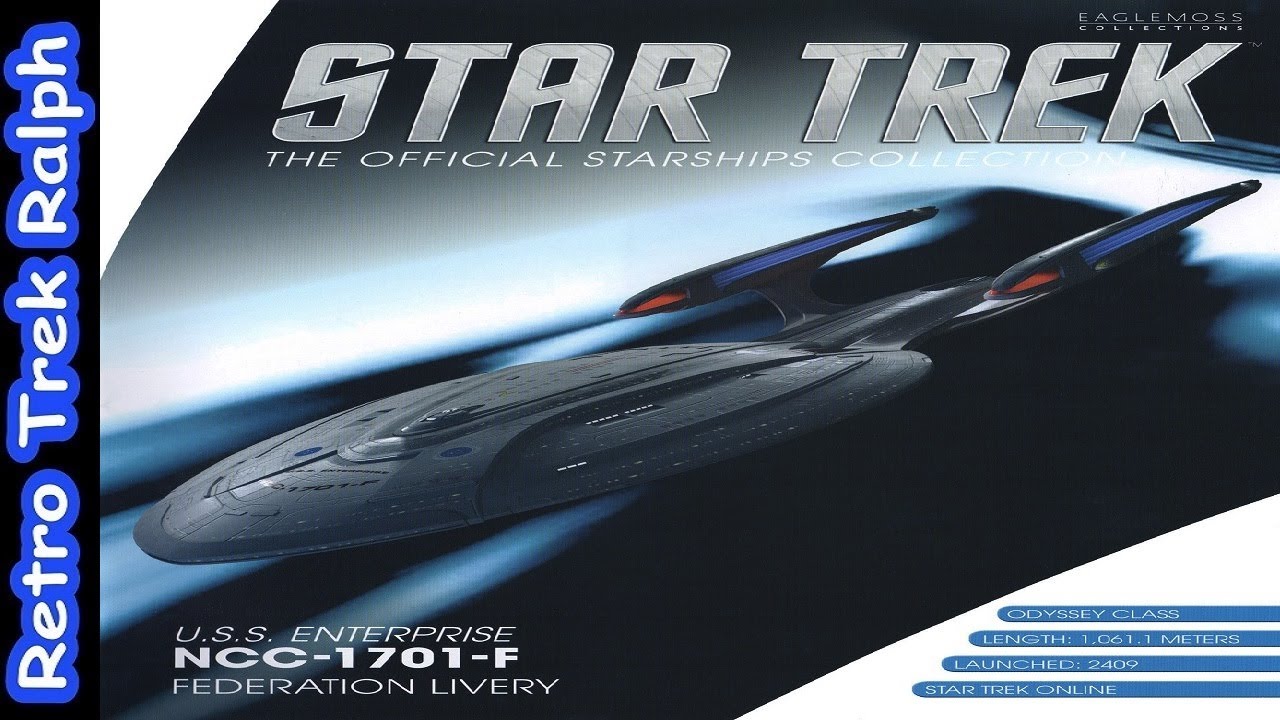 Официальная коллекция звездолетов Star Trek от Eaglemoss Bonus Enterprise F