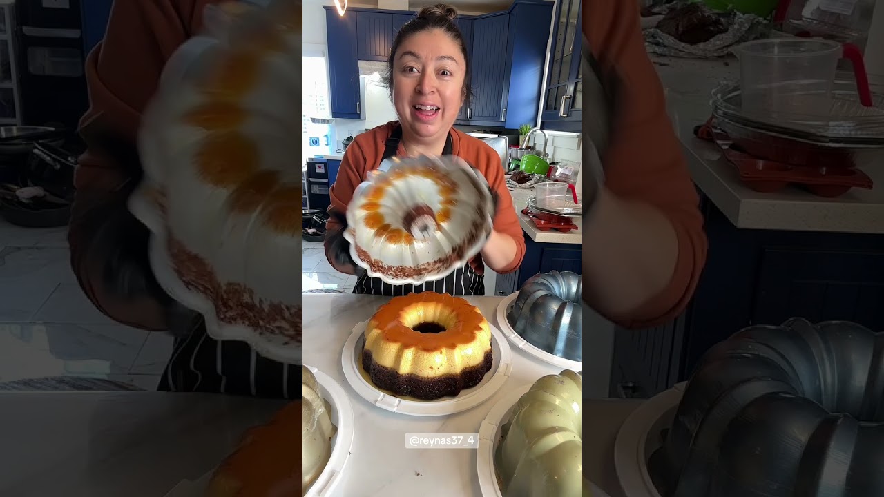 Chocoflan, vamos a desmoldar y decorar para vender 