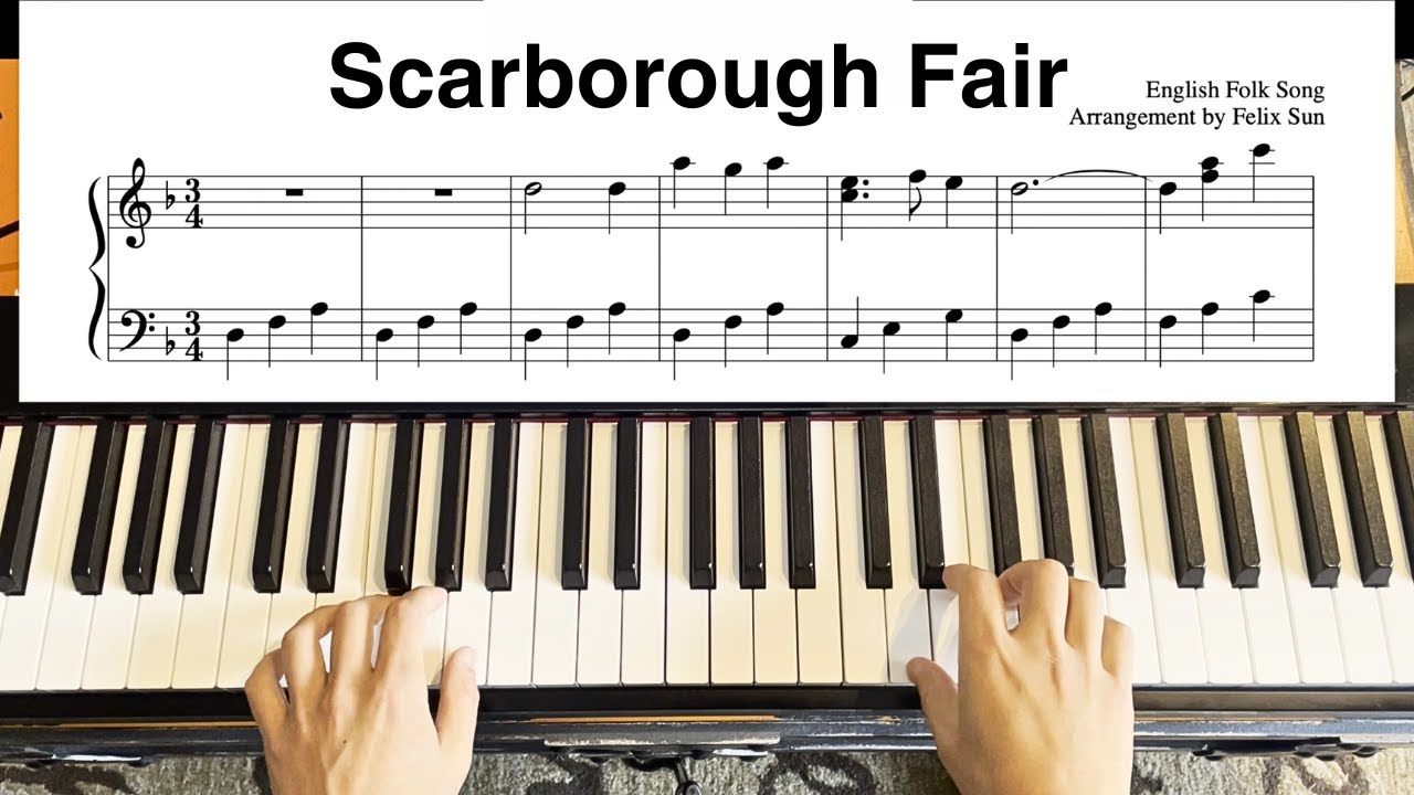 Scarborough Fair (this simple arrangement sounds like magic)