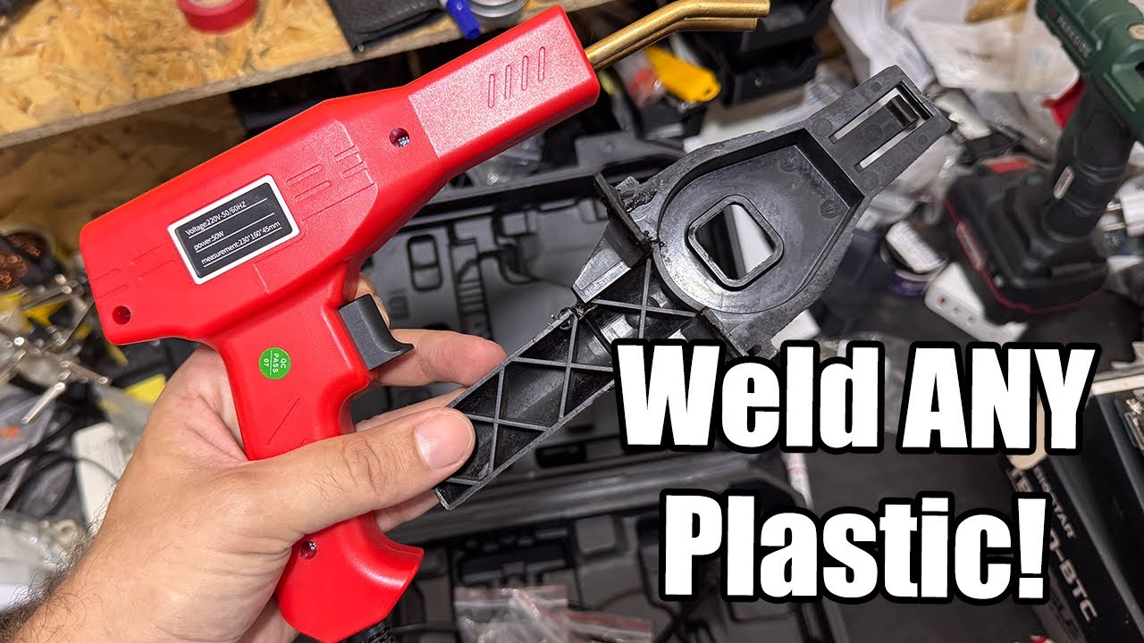 Plastic Welding Gun Easy Repair Cracked Car Plastic Parts!