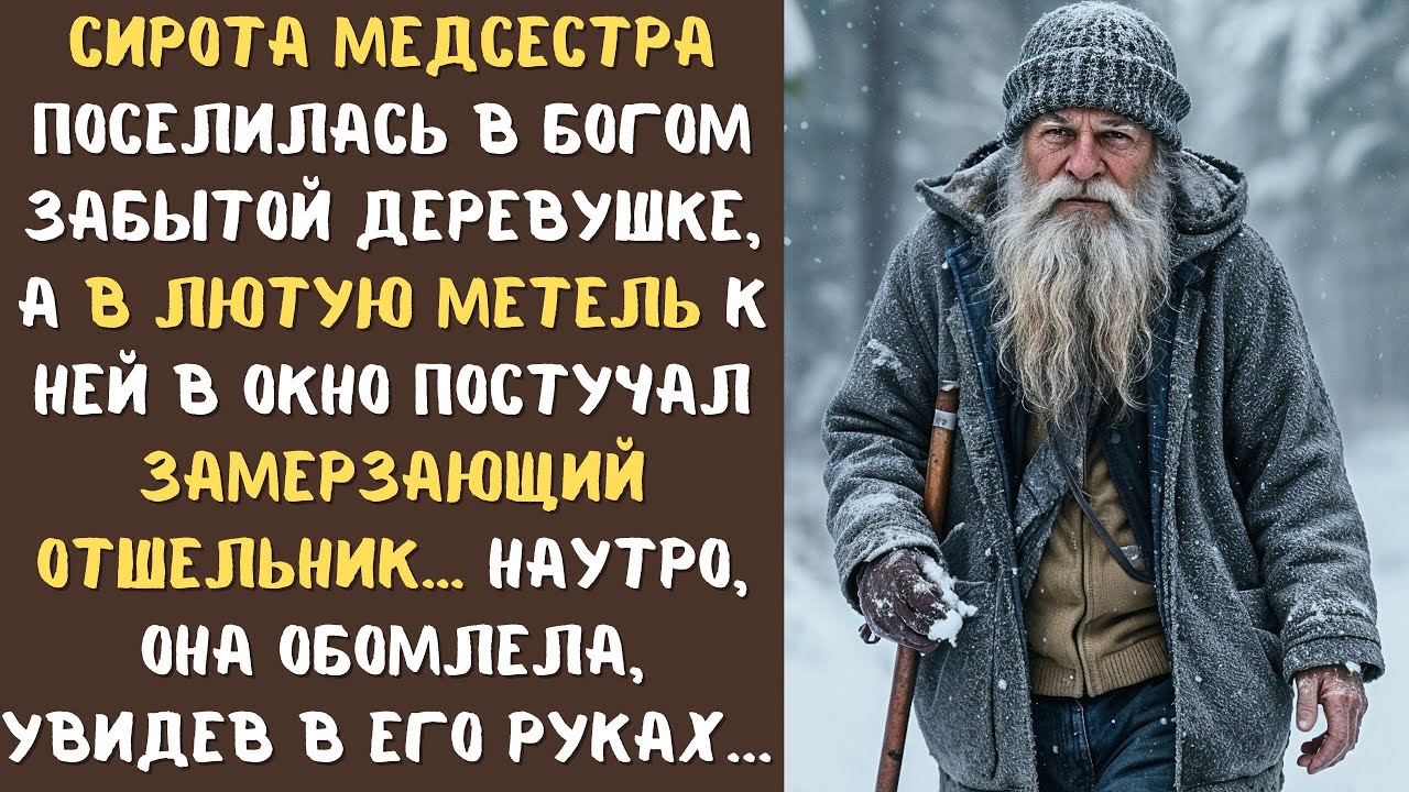 Сирота МЕДСЕСТРА поселилась в глуши и в метель приютила ОТШЕЛЬНИКА... а наутро обомлела...