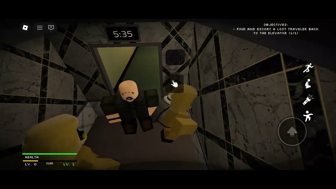 Playing The Backrooms in Roblox