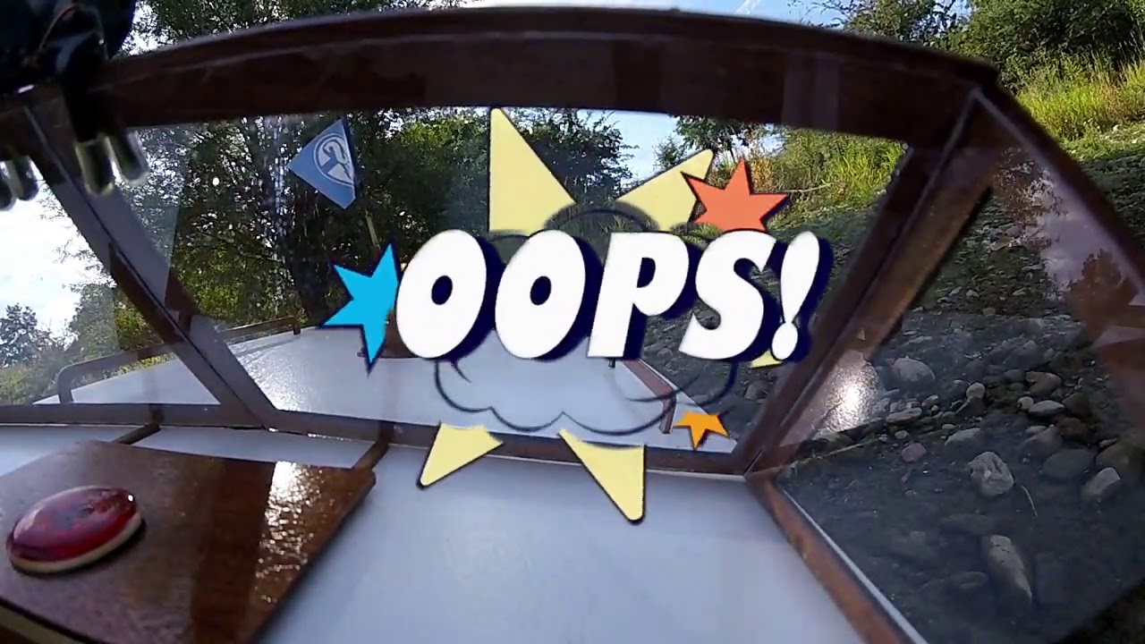 RC Modellboot Saison 2020 Queen von Aeronaut Folge 8 Auf dem Vater Rhein! Queen auf Grund gelaufen!