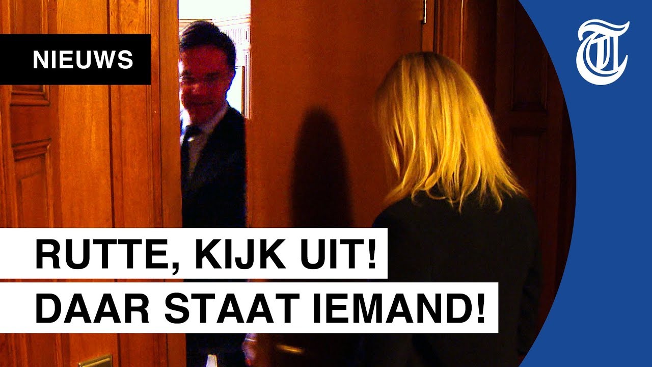 Rutte smijt deur in gezicht verslaggever