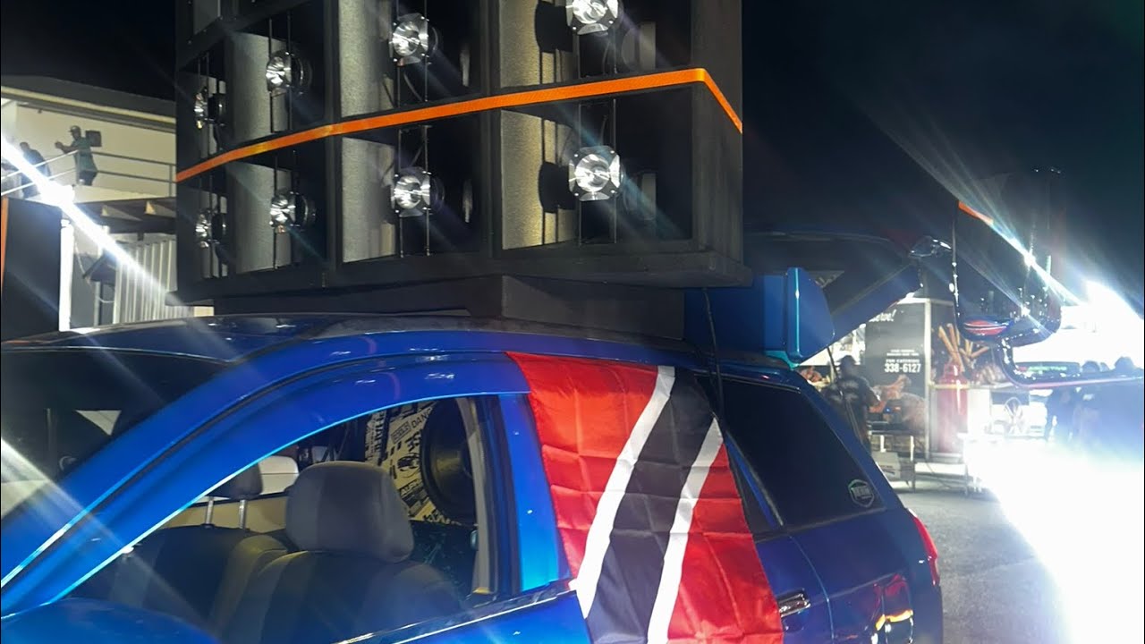 Trinidad car audio show | Black Almera productions | walk through