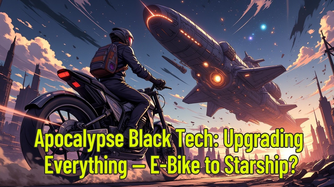 Apocalypse Black Tech: Upgrading Everything — E-Bike to Starship?