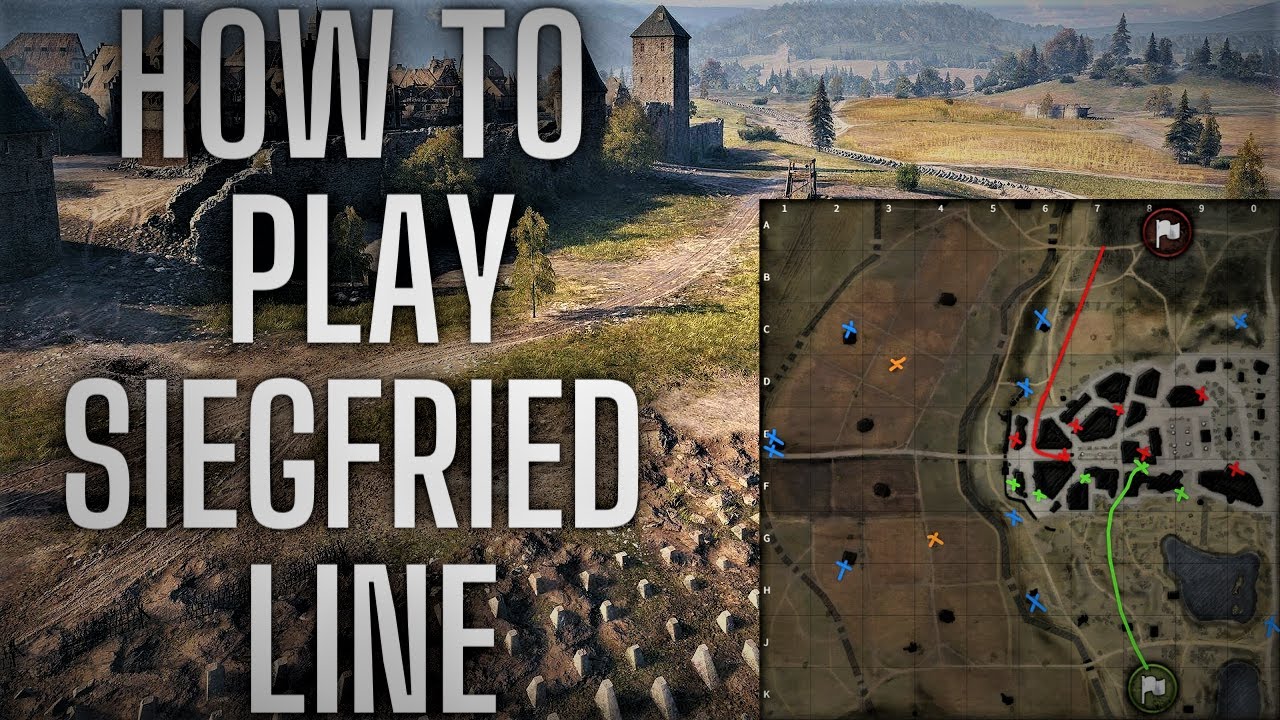 How To Play - Siegfried Line Map - World Of Tanks!