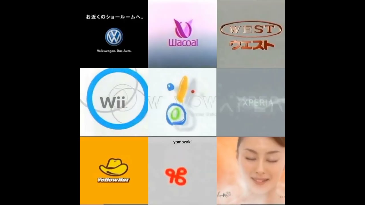 Evolution of chaosy square Loud Japan commercial Logos 
