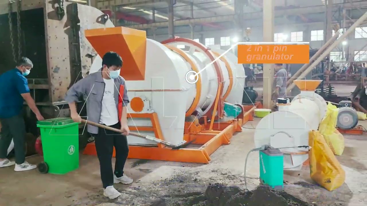 LANE Two-in-one Fertilizer Granulator Machine