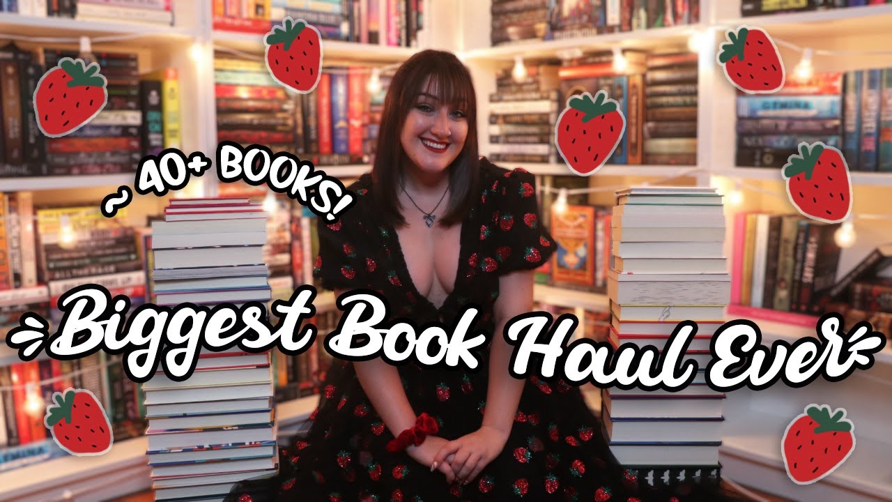MY BIGGEST BOOK HAUL EVER! (40+ Books!).