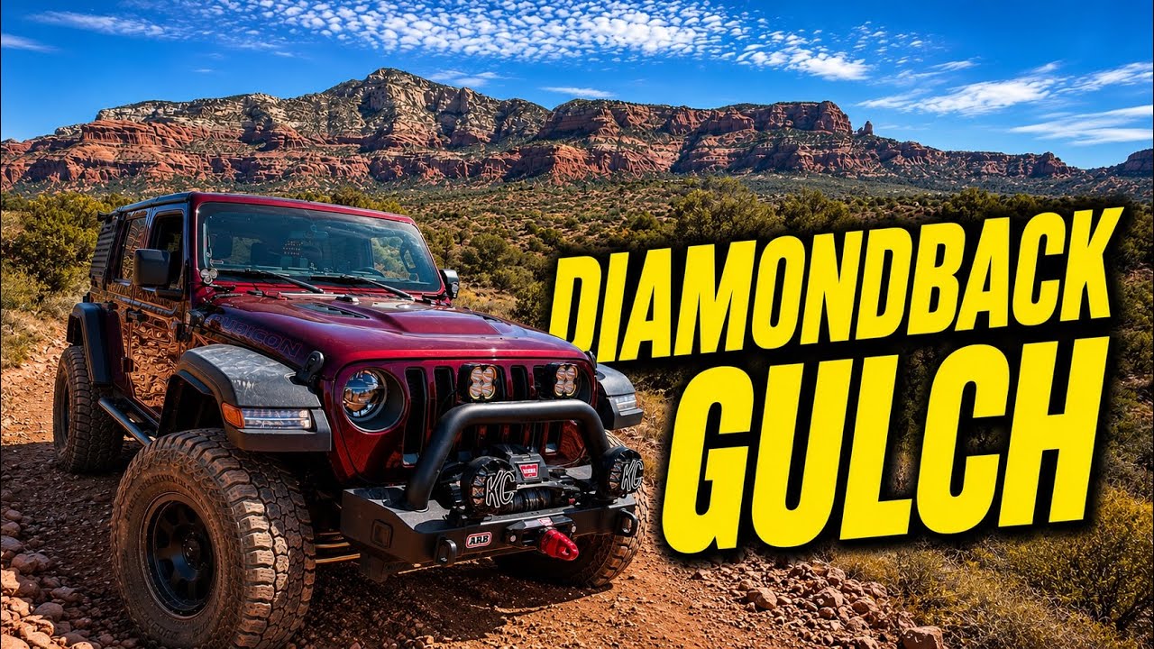 Приключение на джипах по тропе Даймондбэк-Галч (Гриаси-Спун) ​​| Sedona Off-Roading