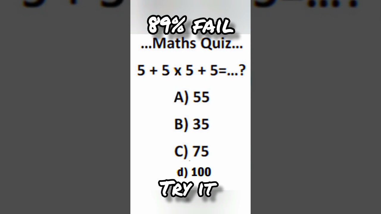 5+5x25+5=? 🤔🧐try it😱 #viral #shorts
