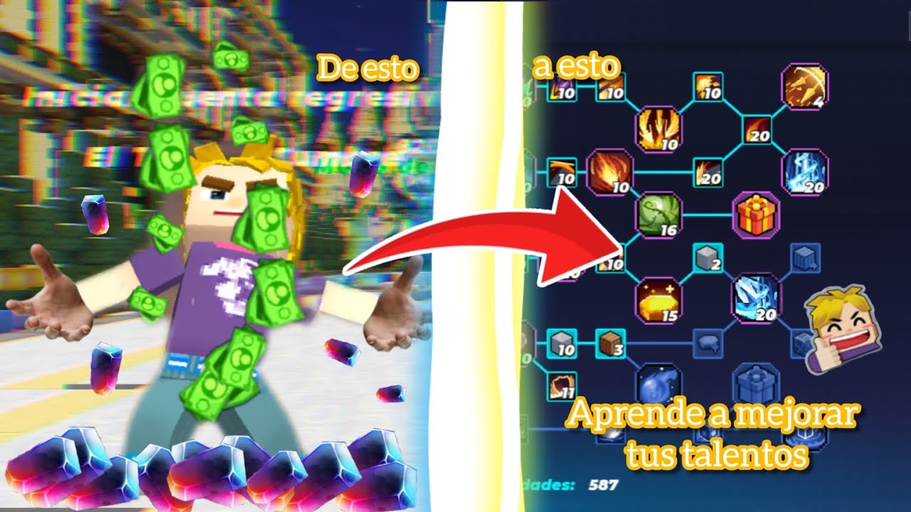 Mejora de esta manera tus talentos para PVP 2025 (Bedwars blockman go)💪🏻👍