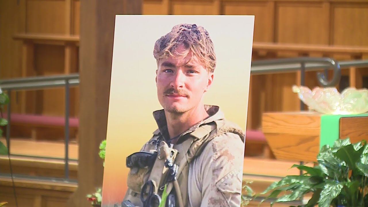 Funeral of Cpl. Daegan Page, the Omaha Marine killed in Afghanistan