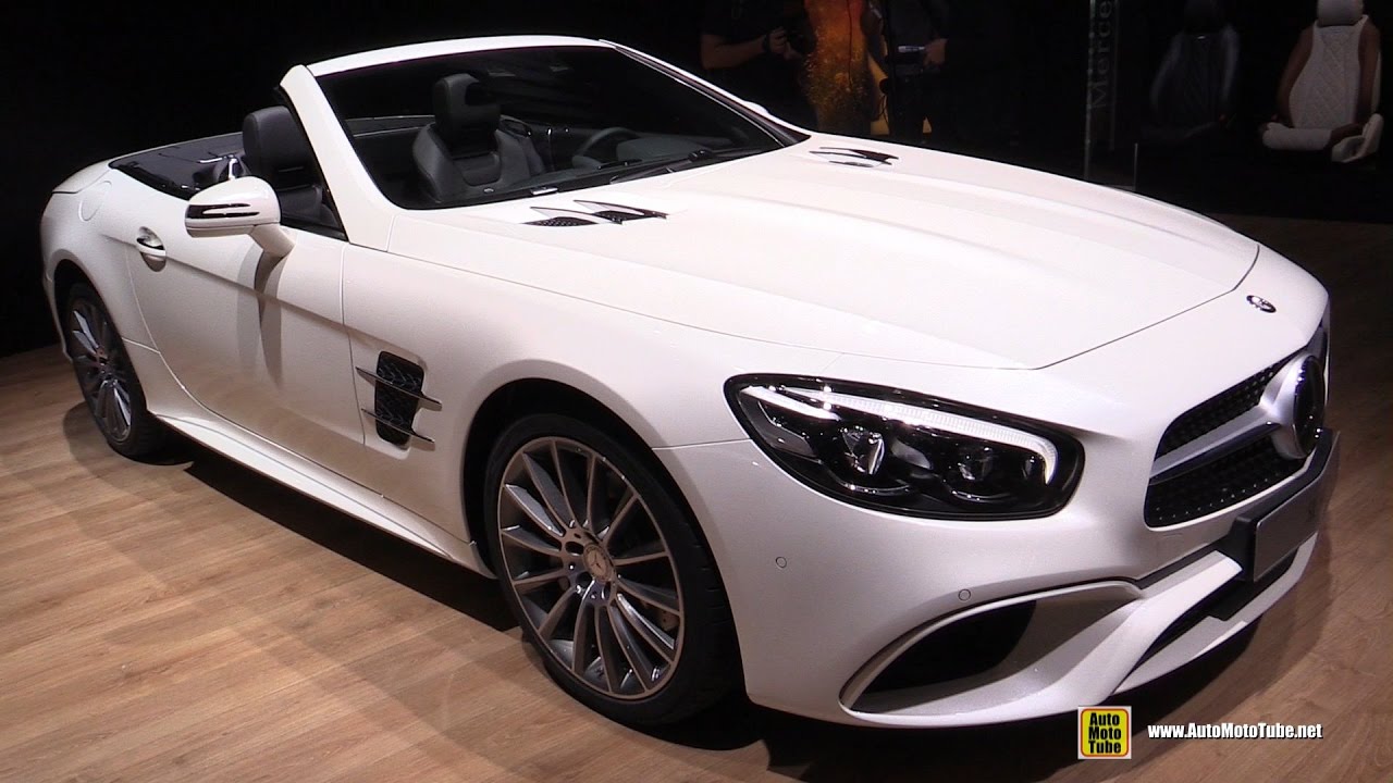 2017 Mercedes SL 500 - Exterior and Interior Walkaround - 2016 Paris Auto Show