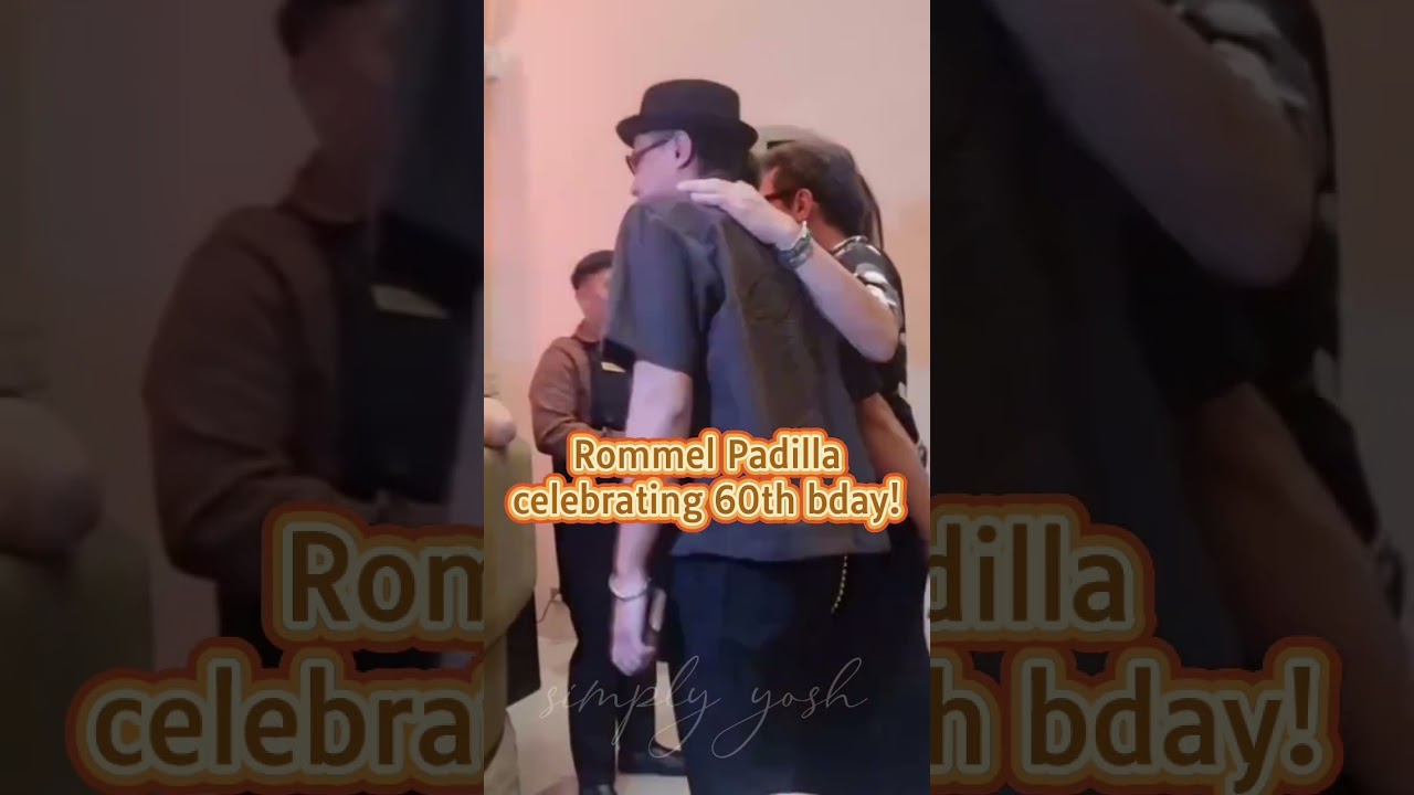 ROMMEL PADILLA CELEBRATING 60TH BIRTHDAY! AT DUMALO SI DANEL #rommelpadilla #danielpadilla #shorts