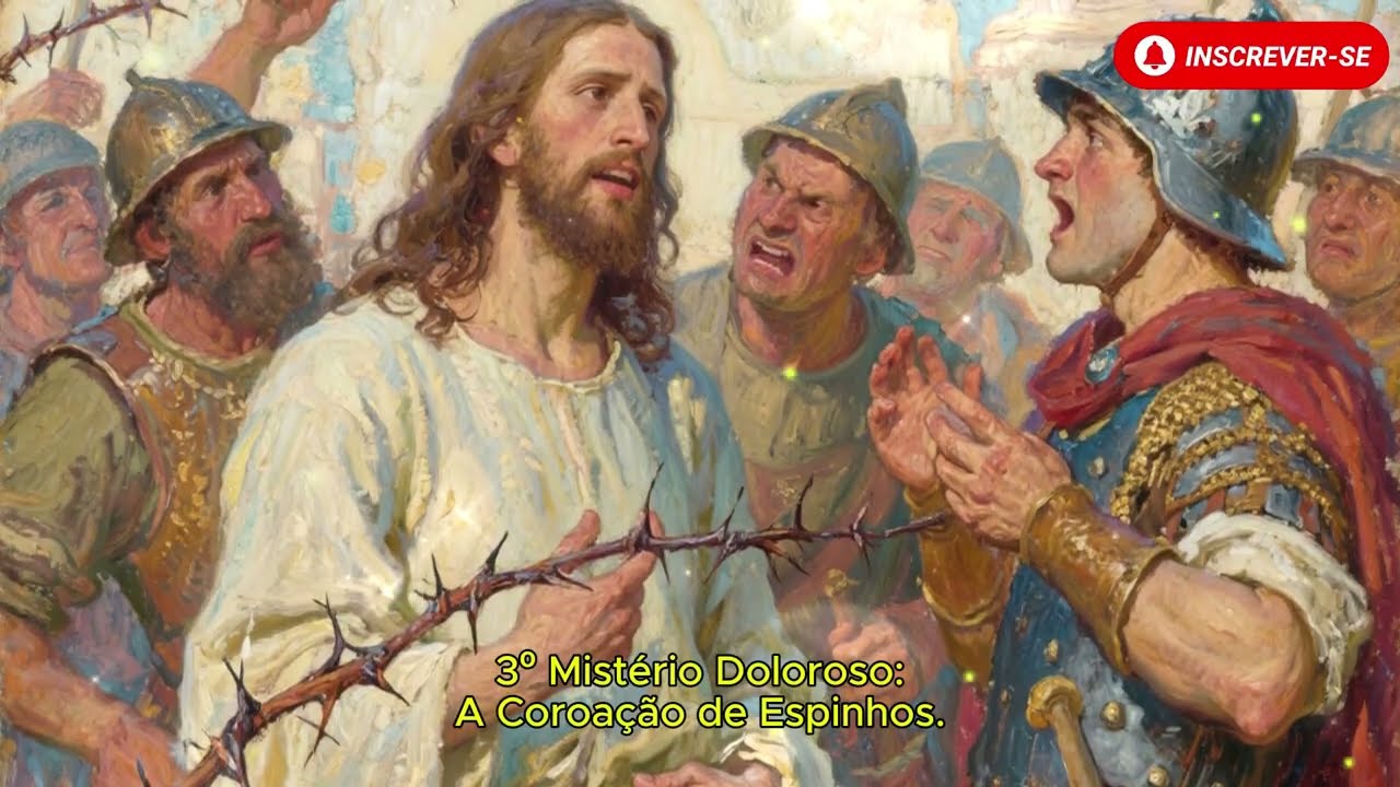TERÇO DE HOJE - 13/03/2026 - SEXTA-FEIRA: MISTÉRIOS DOLOROSOS - 18 HORAS • SANTO TERÇO