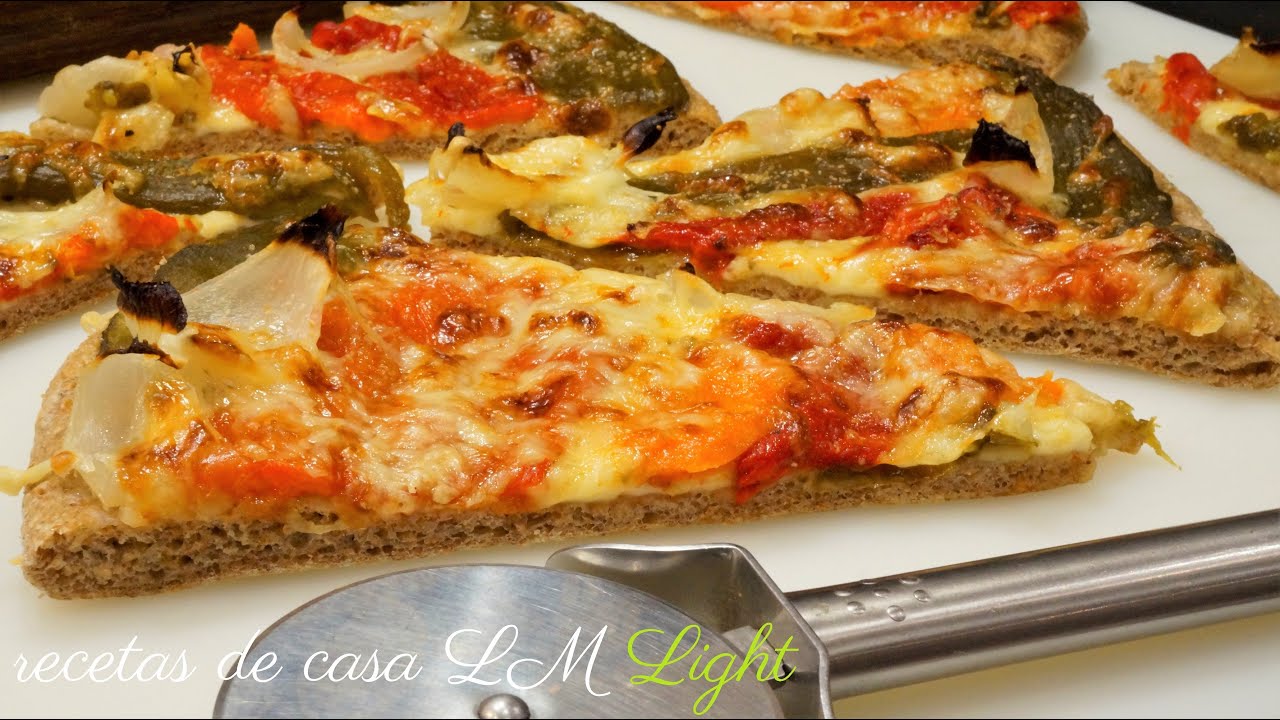 PIZZA 100% INTEGRAL RECETA FÁCIL Y RÁPIDA PIZZA LIGHT  | 100% WHOLE PIZZA LIGHT