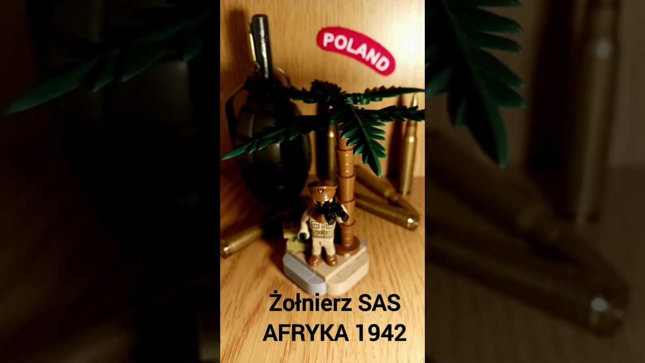 Żołnierz SAS AFRYKA 1942 Cobi moc #klocki #klockicobi #ww2 #army #moc #sas