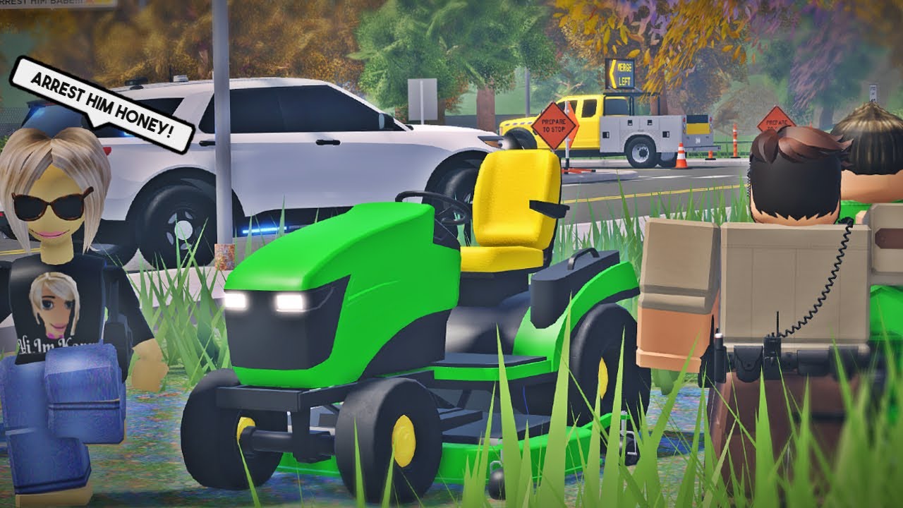 Karen Thought My Lawn Mower Was Too LOUD.. She Called Her Husband | ERLC Roleplay ROBLOX