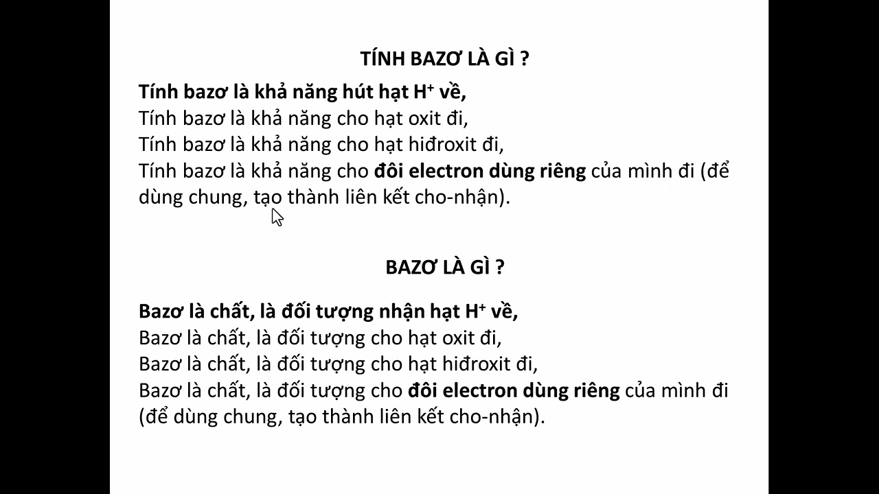 06. T&iacute;nh bazơ l&agrave; g&igrave; ? Bazơ l&agrave; g&igrave; ?