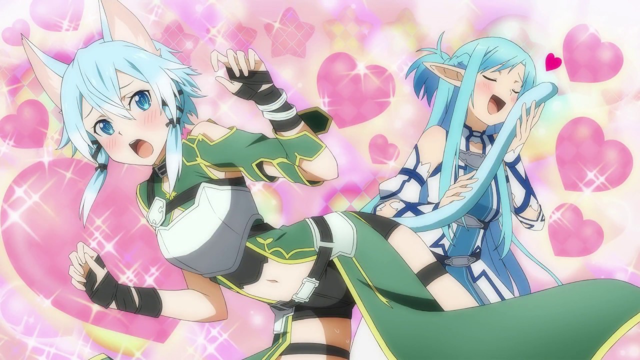 Sinon Tail Grab | Accel World vs. Sword Art Online
