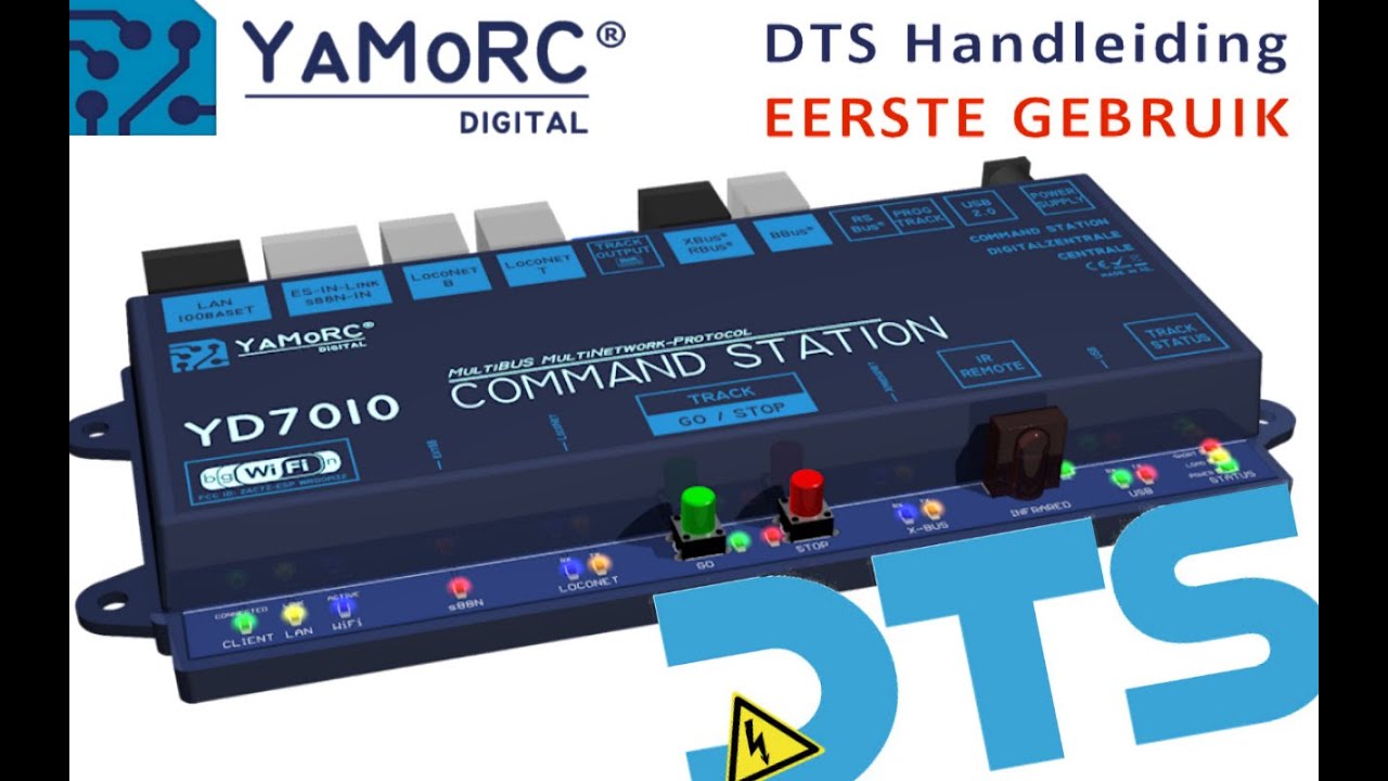 DTS Handleiding: Uitpakken en eerste gebruik van de YD7010