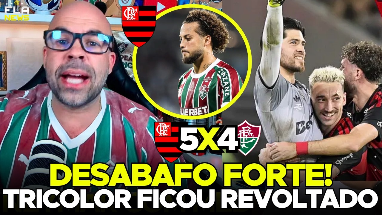 TRICOLOR REVOLTADO! DESABAFou DEPOIS da DERROTA PARA o FLAMENGO! FICOU INDIGNADO!
