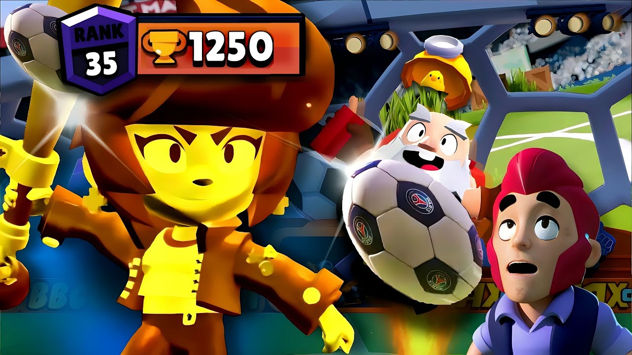 Carrying randoms #1 Bibi🎈⚾️【Brawl Stars】