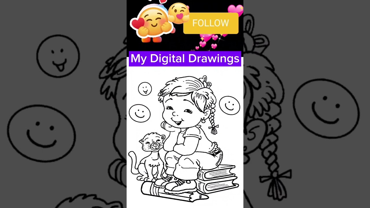 my DIGITAL COLORING😊😍😊 