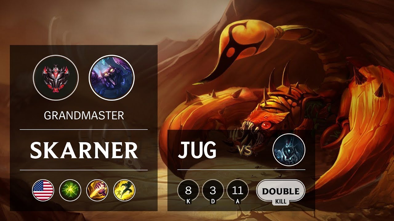 Skarner Jungle vs Karthus - NA Grandmaster Patch 9.9