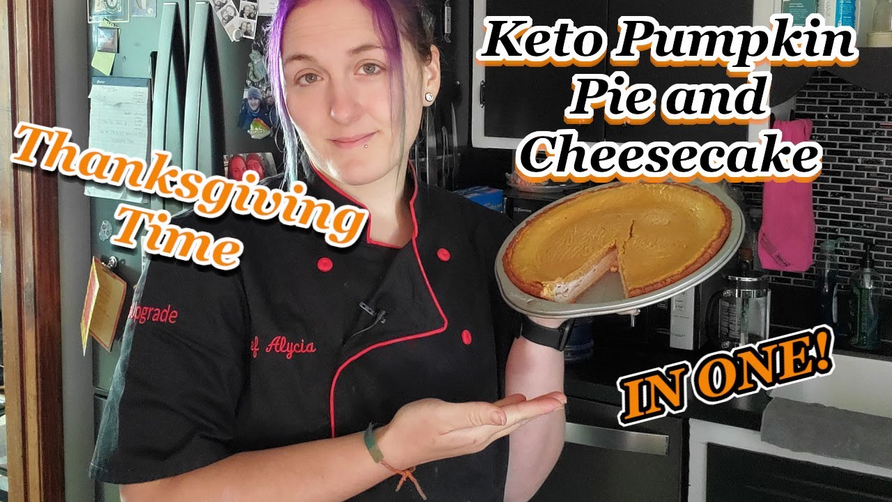 Keto Pumpkin Pie with Cheesecake Bottom and Coconut Flour Crust