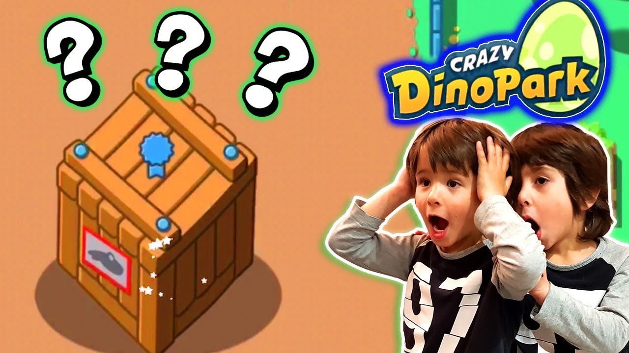 DANI y EVAN hacen DINOSAURIOS nuevos y combates en CRAZY DINOPARK - juegos android para niños