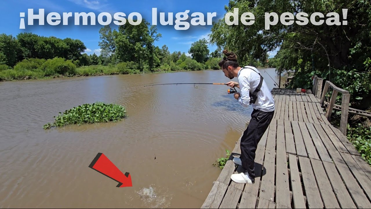 Pesca en Cabañas Rio La Tinta, LINDA PESCA, MUCHA NATURALEZA y LLEGAS EN AUTO, PESCA en PARANACITO!