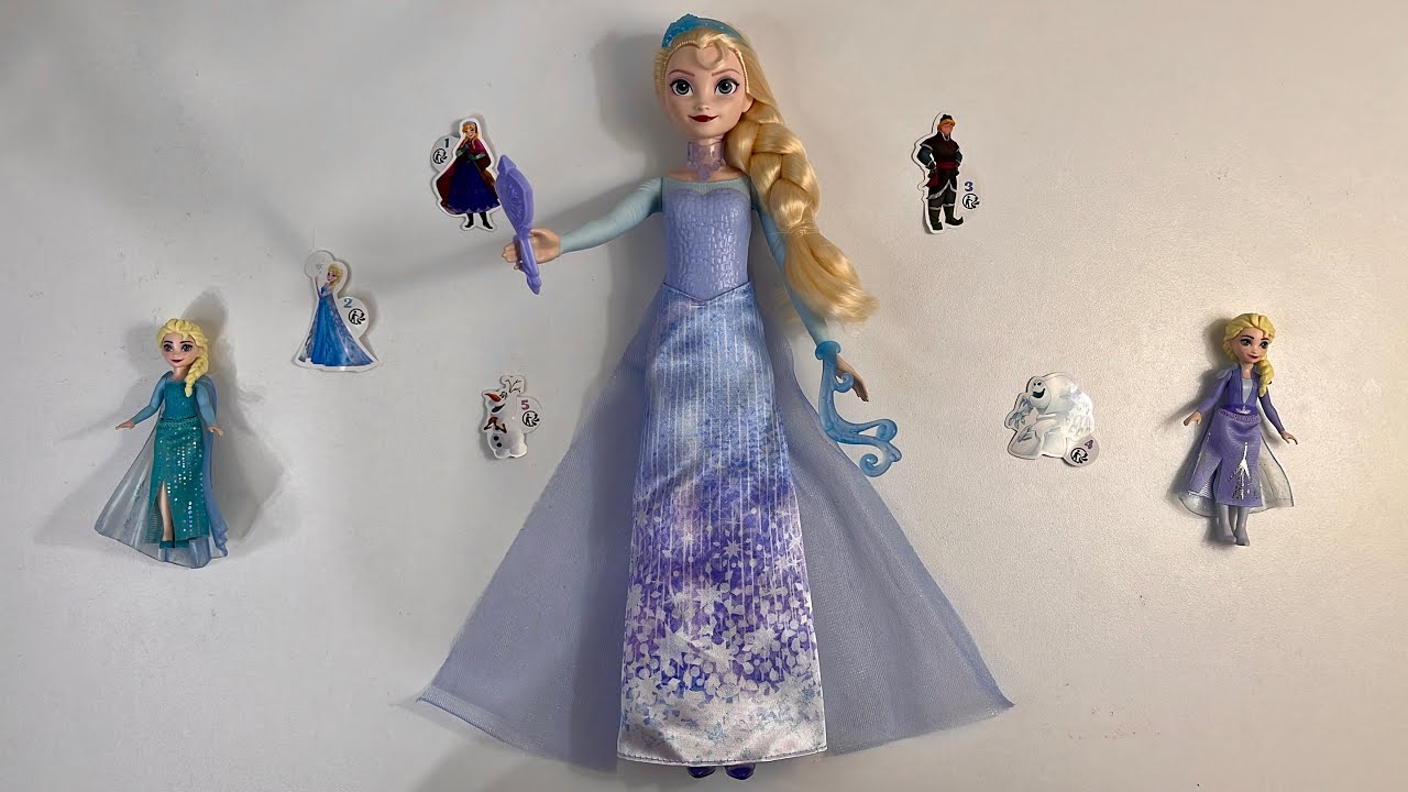 Frozen Elsa and Anna Playset | Satisfying Unboxing Disney Princess MATTEL Doll Collection | ASMR