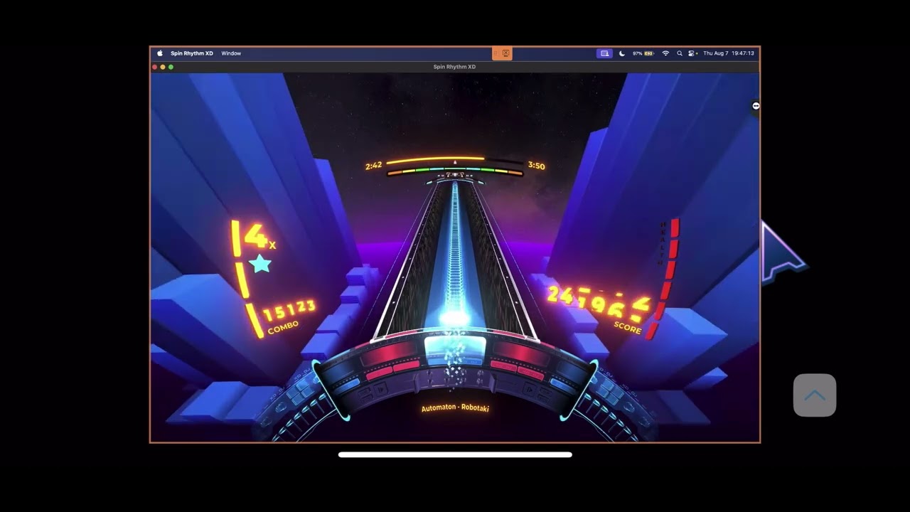 Spin Rhythm XD Ep. 1016: Robotaki - Automaton. 336K score. Level 1058.