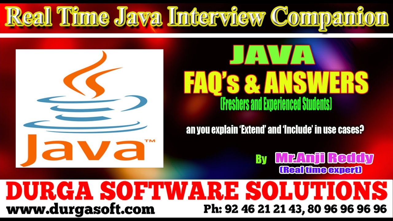 Java Interview Companion||Java || an you explain &lsquo;Extend&rsquo; and &lsquo;Include&rsquo; in use cases?