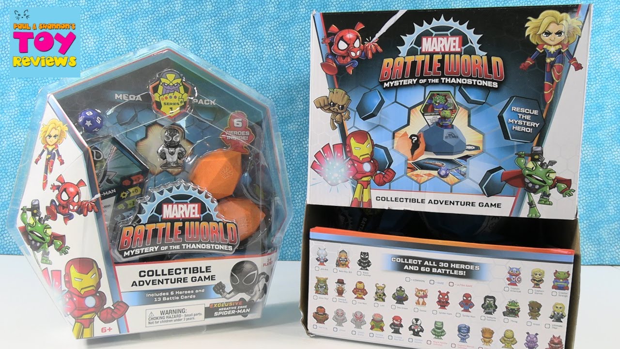 Marvel BattleWorld Thanostones Funko Adventure Game Unboxing Reveal | PSToyReviews