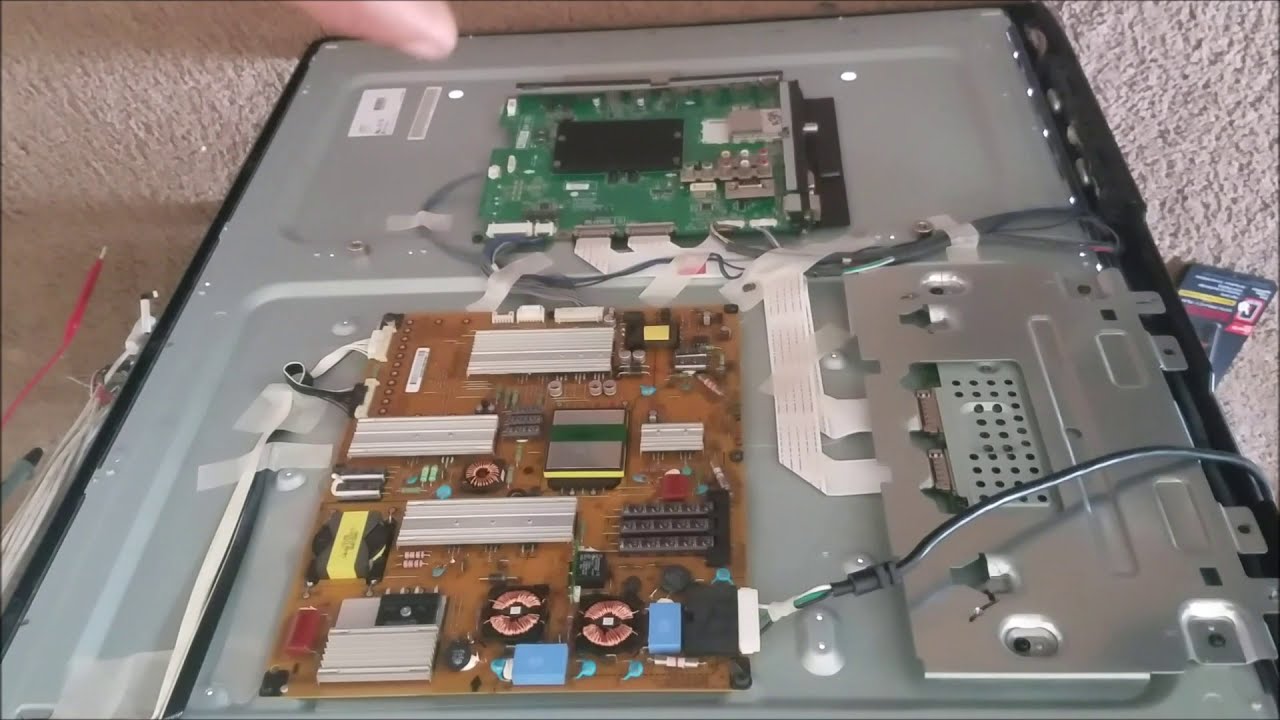 LG TV 55LW6500 45LV5500 no picture how to fix motherboard